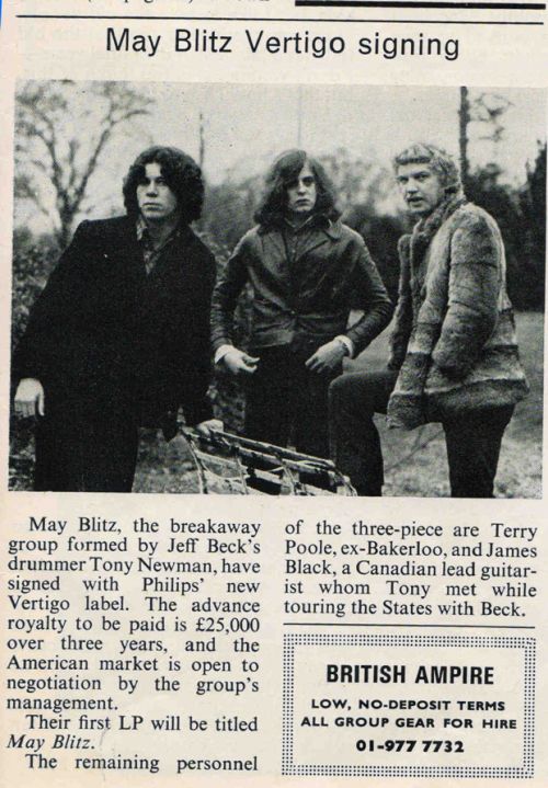 Looking for a “ Gig “ moving to London October 1969